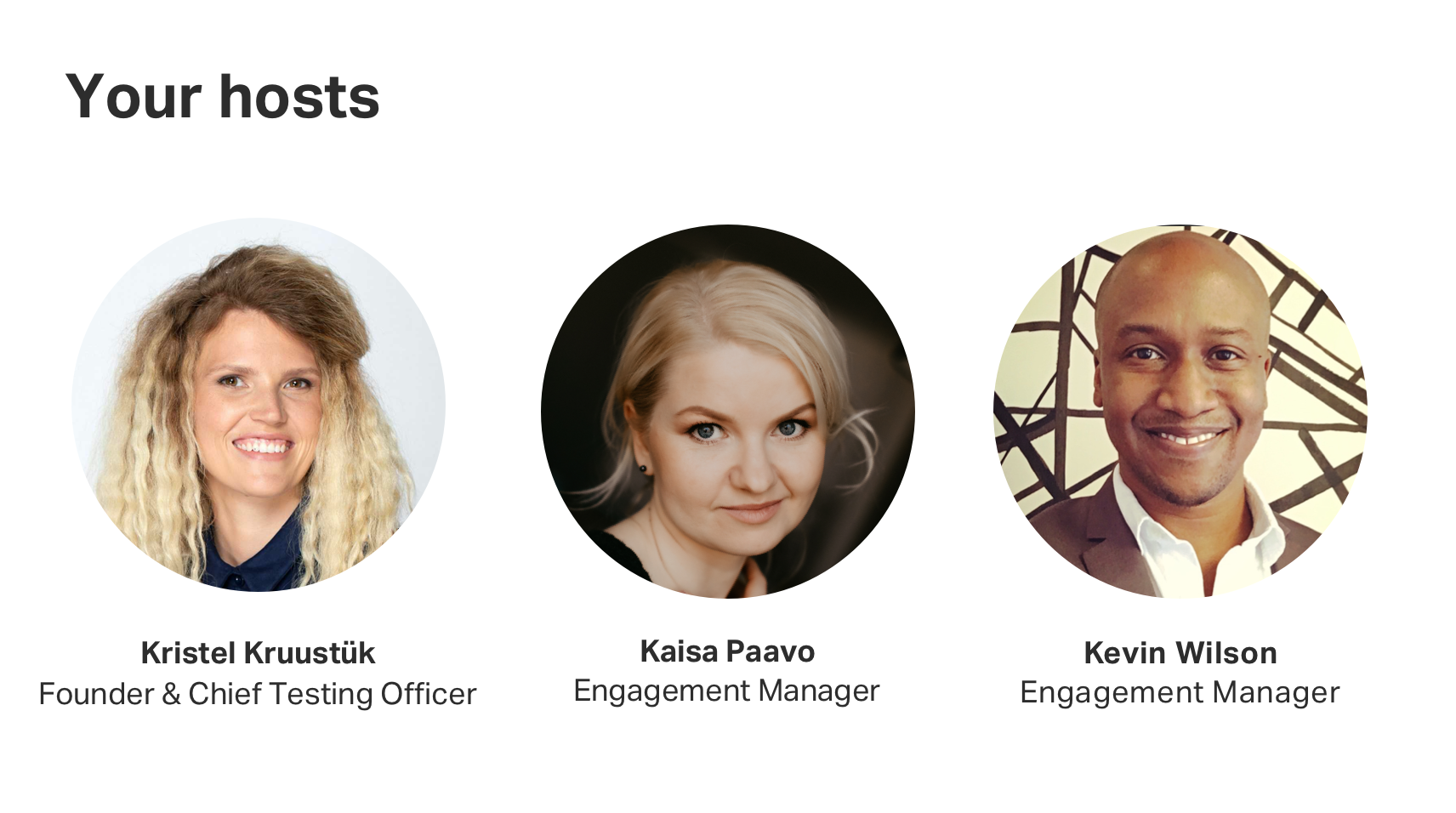 Remote testing webinar: QA experts hosts 