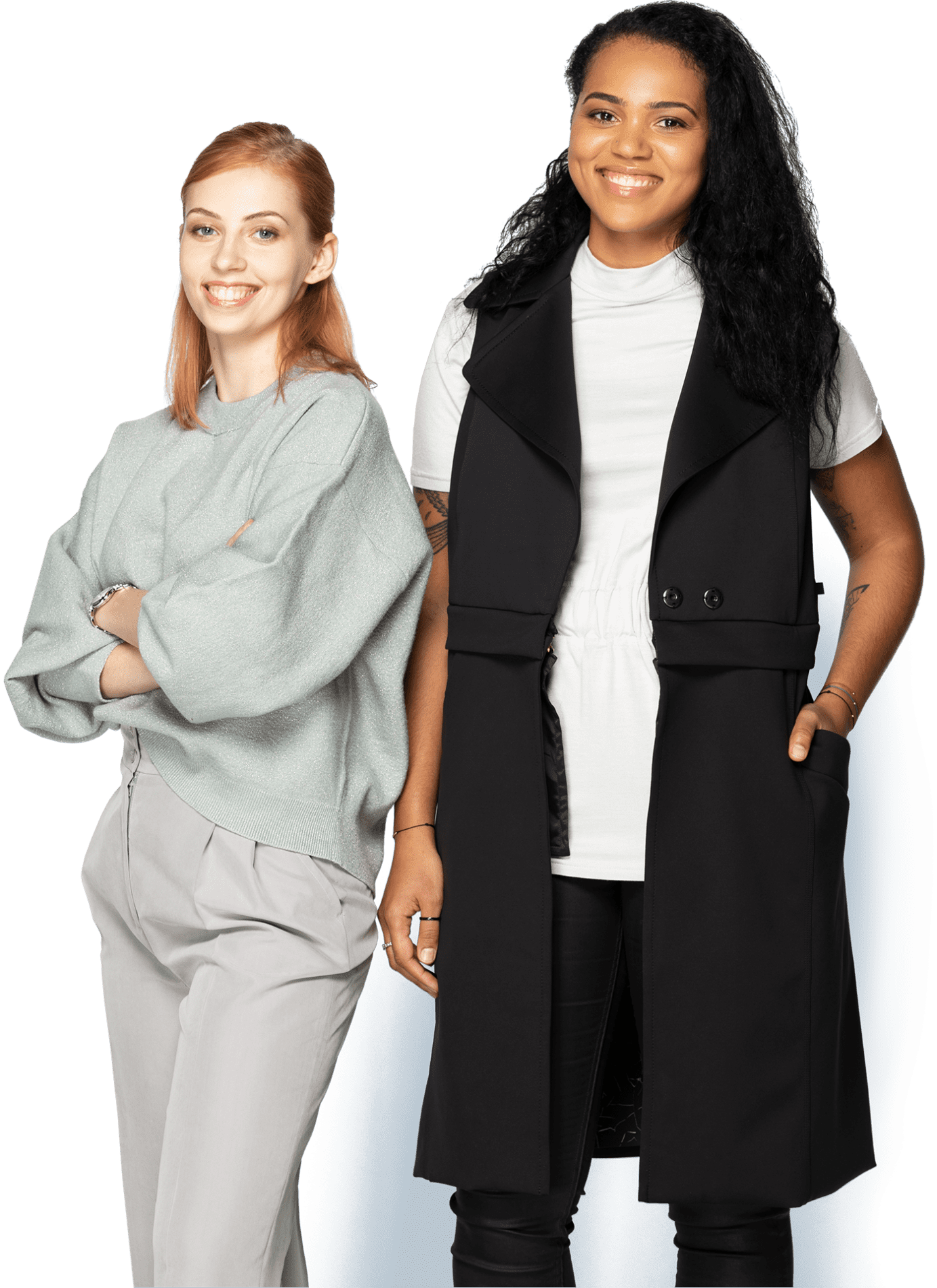 Image of two Testlio crowdsourced testing professionals.